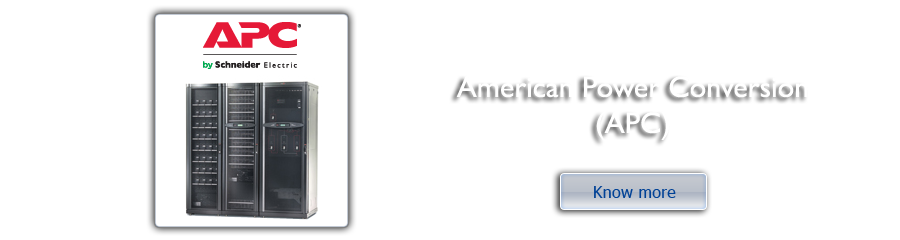 American Power Conversion (APC) is a leading manufacturer of uninterruptible power supplies (UPS) and surge protection products for end-to-end legendary reliability.